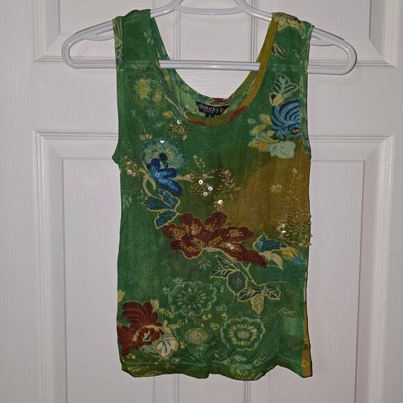 Chaudry KC Sports Viscose Green Tank Size Small - Picture 4 of 7